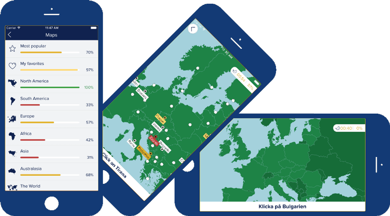 Portugal: Districts - Map Quiz Game - Seterra